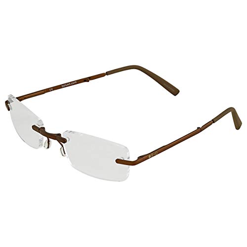 Gafas De Lectura B+d Folding 2244 +2.00 Strength, Color Marrón Mate - Venta Internacional.