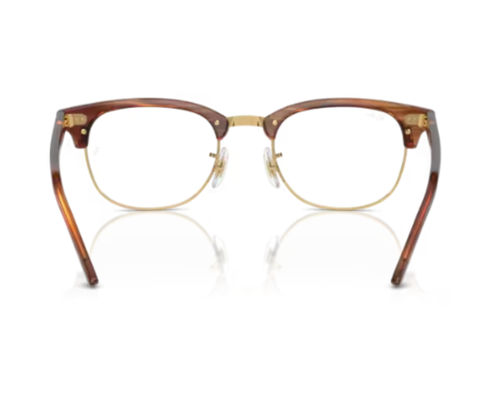Foto 4 pulgar | Ray Ban Clubmaster 0rx5154 8375 - Marrón A Rayas 53-21-145