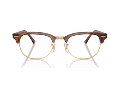 Foto 5 | Ray Ban Clubmaster 0rx5154 8375 - Marrón A Rayas 53-21-145