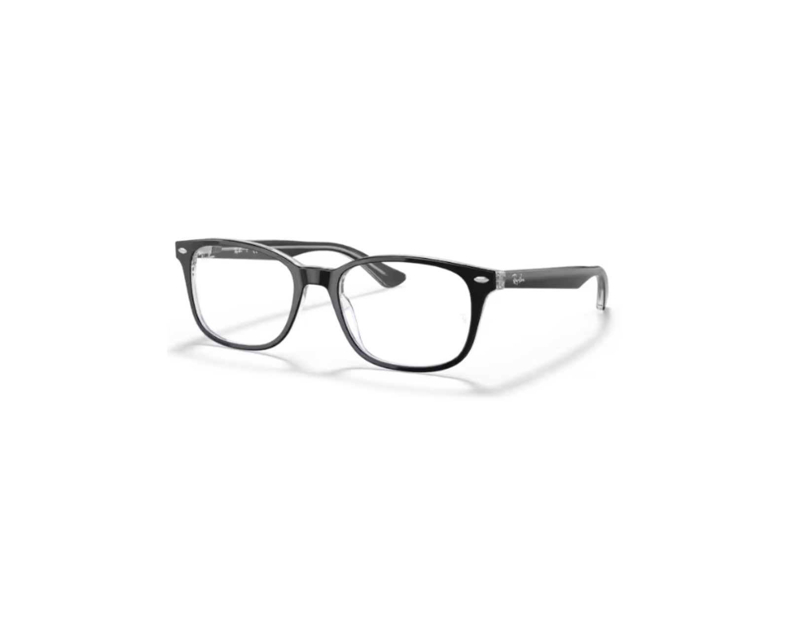 Foto 1 | Ray Ban 0rx5375 2034 - Negro Sobre Traslúcido 56-18-145