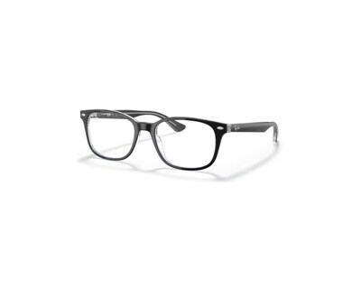 Foto 1 | Ray Ban 0rx5375 2034 - Negro Sobre Traslúcido 56-18-145