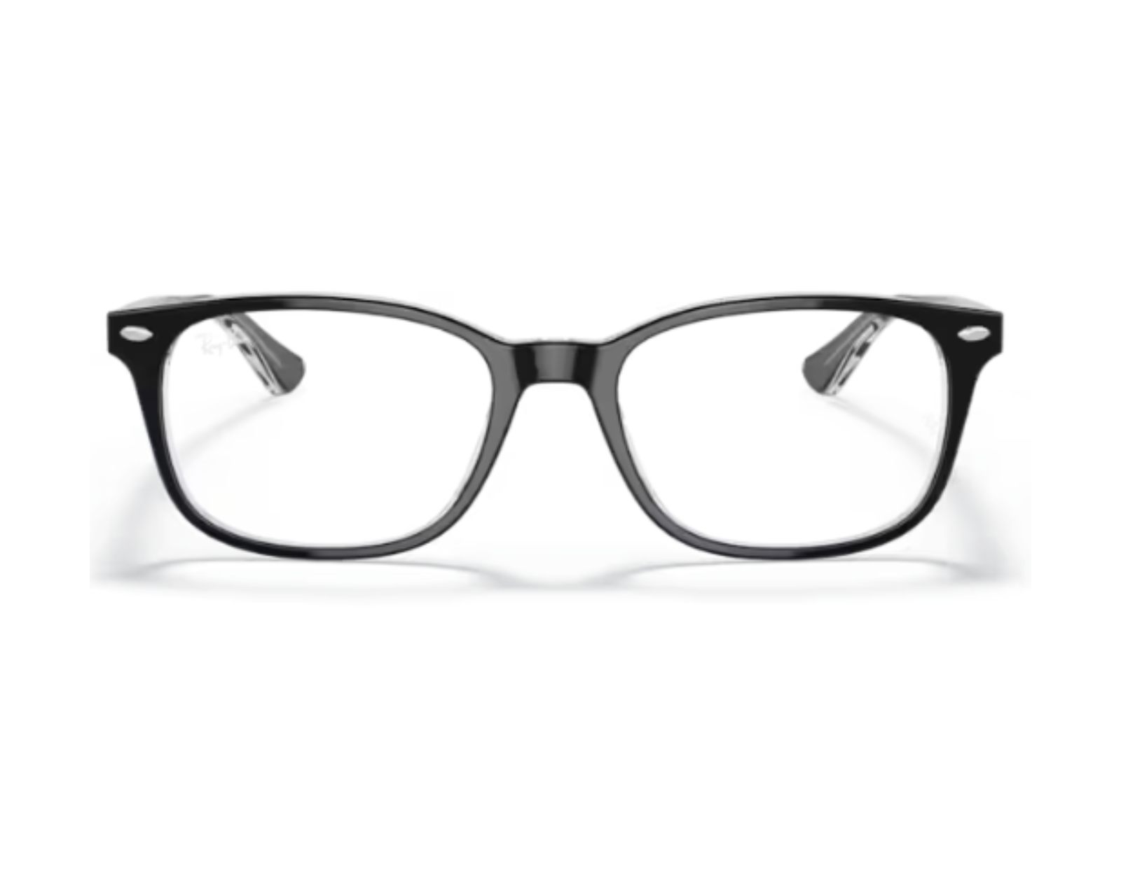Foto 7 pulgar | Ray Ban 0rx5375 2034 - Negro Sobre Traslúcido 56-18-145