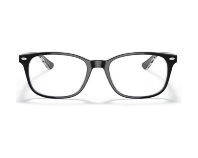 Foto 6 | Ray Ban 0rx5375 2034 - Negro Sobre Traslúcido 56-18-145
