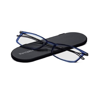 Foto 1 | Gafas De Lectura Thinoptics Unisex Para Adultos De 2 50 Dólares Estadounidenses Con Funda Azul - Venta Internacional.