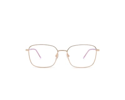 Foto 3 | Armazón Oftálmico Moschino Mol 562 Ddb color Dorado Cobrizo