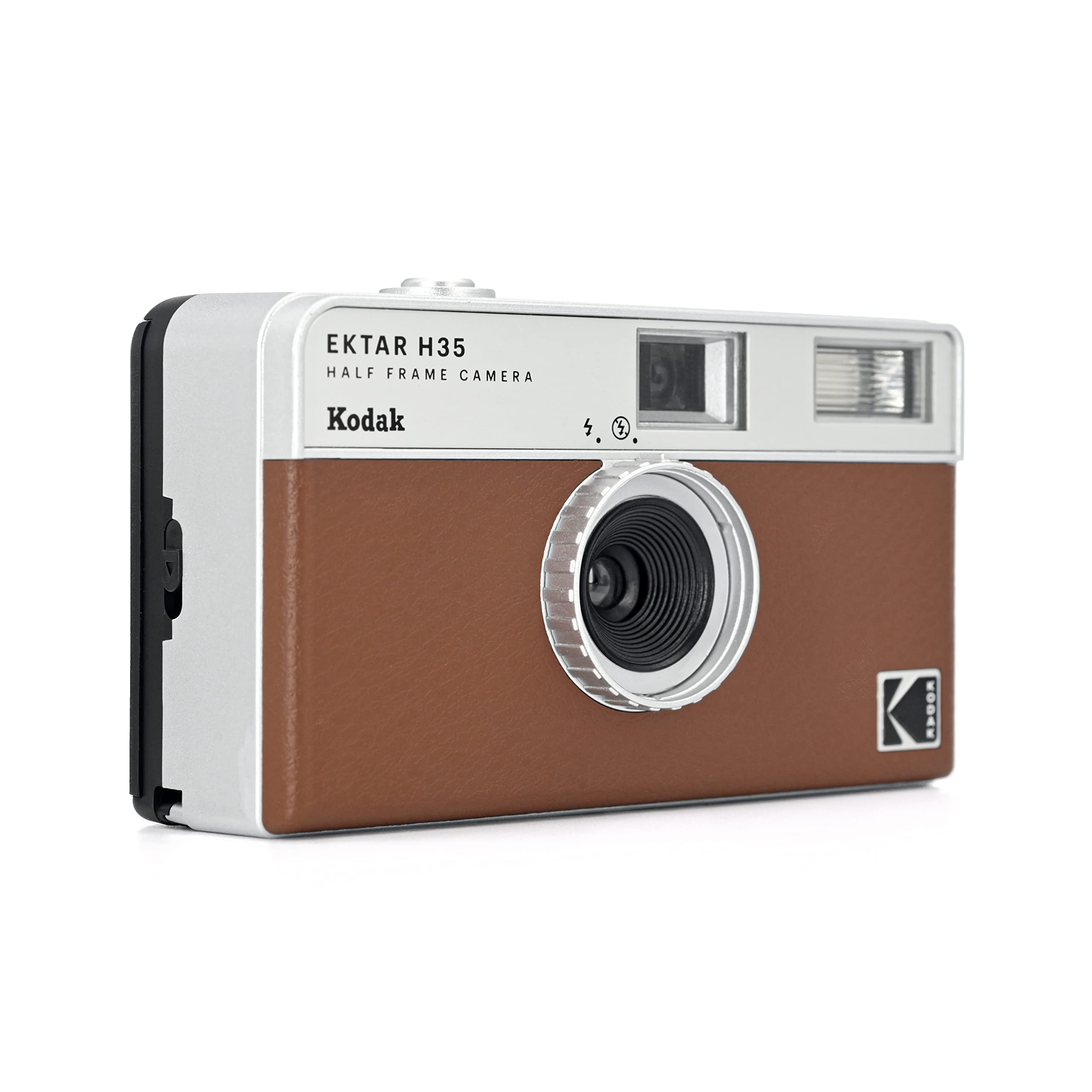 Foto 2 | Cámara De Cine Kodak Ektar H35 De Medio Marco, 35 Mm, Reutilizable, Marrón - Venta Internacional.