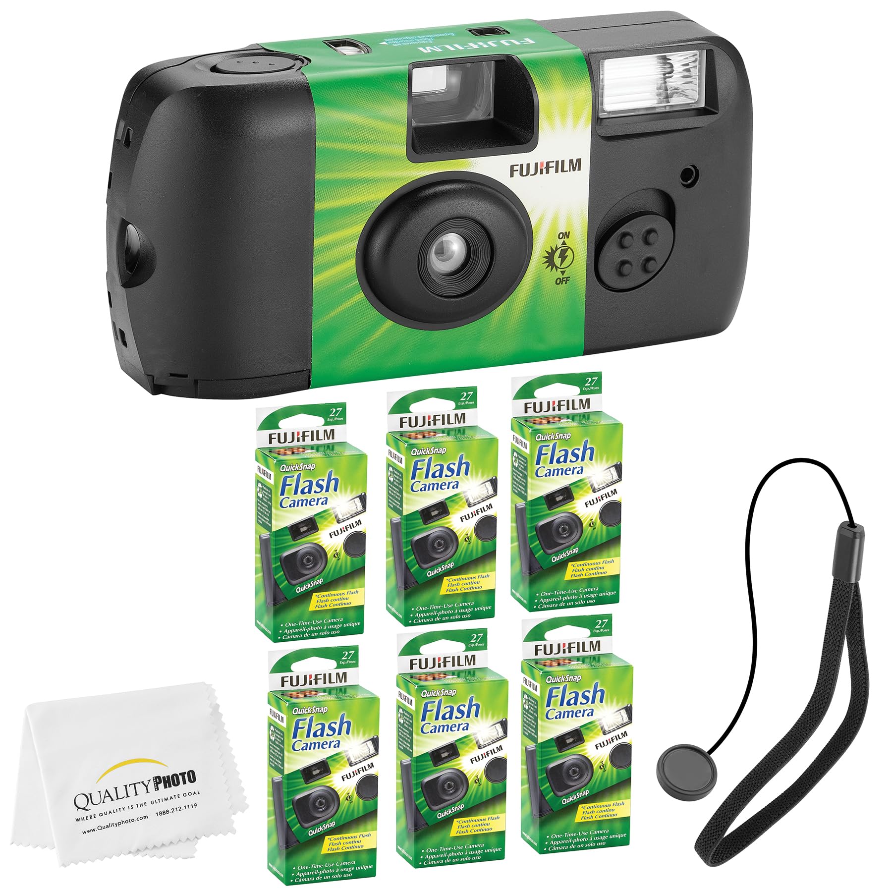 Cámara Desechable Fujifilm Quicksnap Flash 400 De 35 Mm (paquete De 6) - Venta Internacional.