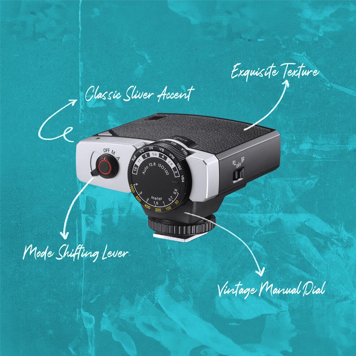 Foto 7 | Cámara Flash Flashpoint Flashback Junior Retro Black - Venta Internacional.