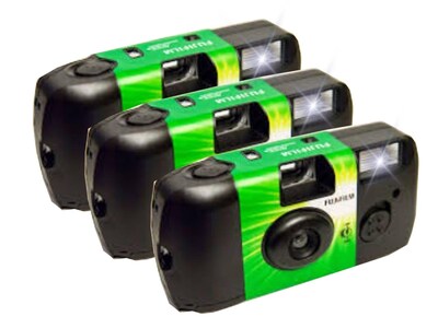 Foto 5 | Cámara Desechable Fujifilm Quicksnap Flash 400 De 35 Mm (paquete De 3) - Venta Internacional.