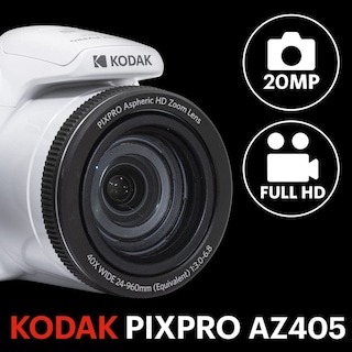 Foto 2 | Cámara Digital Kodak Pixpro Az405-wh 20mp 40x Zoom 24mm Blanca - Venta Internacional.