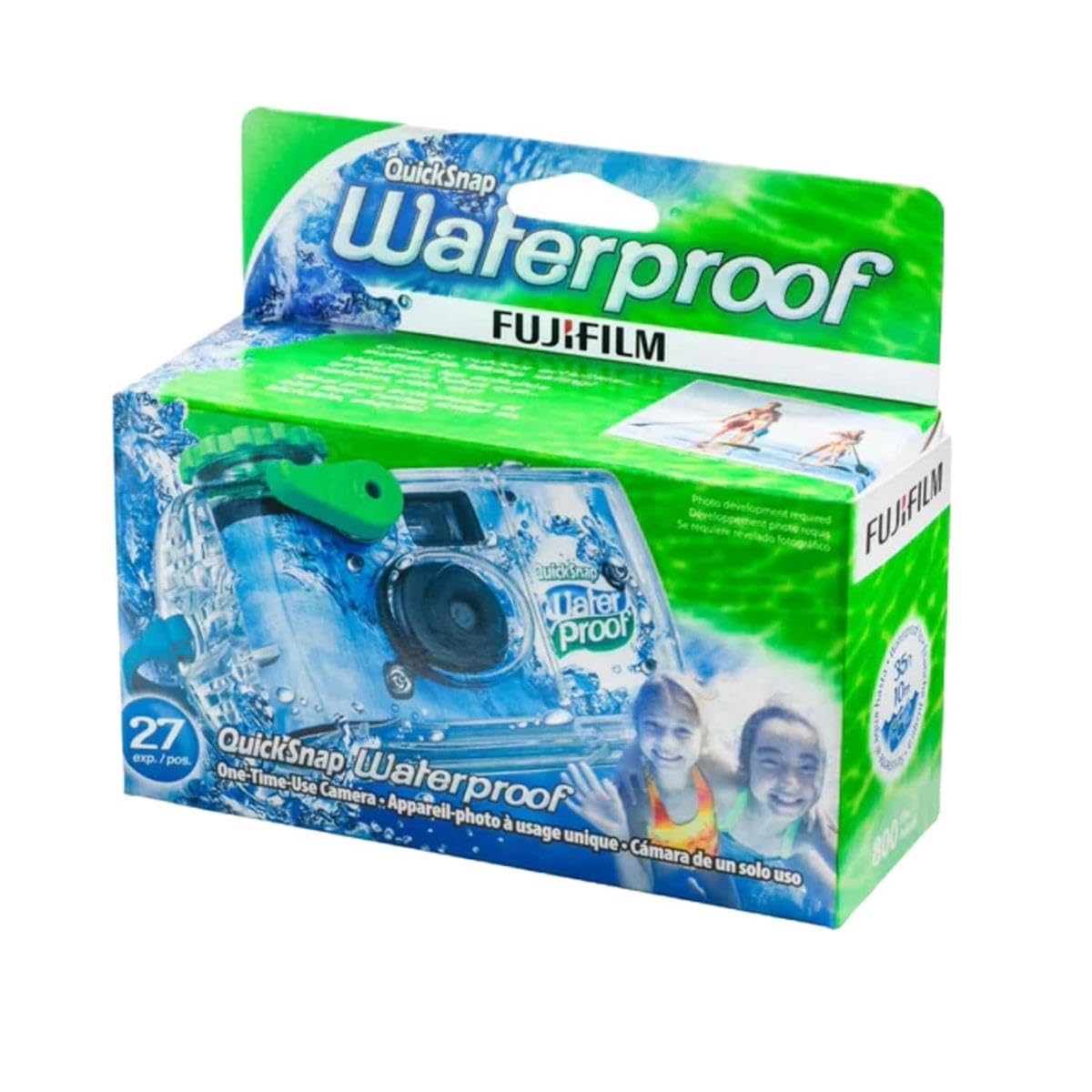 Foto 2 | Cámara Fujifilm Quicksnap De Un Solo Uso, Resistente Al Agua, 27 Exposiciones - Venta Internacional.