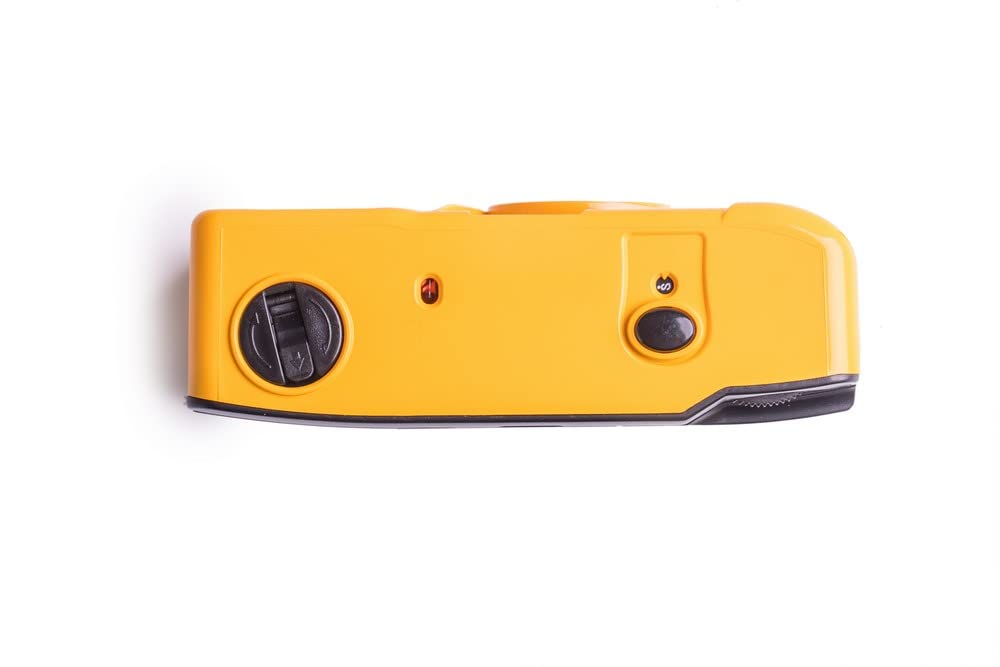 Foto 4 pulgar | Cámara De Cine Kodak M38 De 35 Mm, Sin Enfoque Y Flash, Amarilla - Venta Internacional.