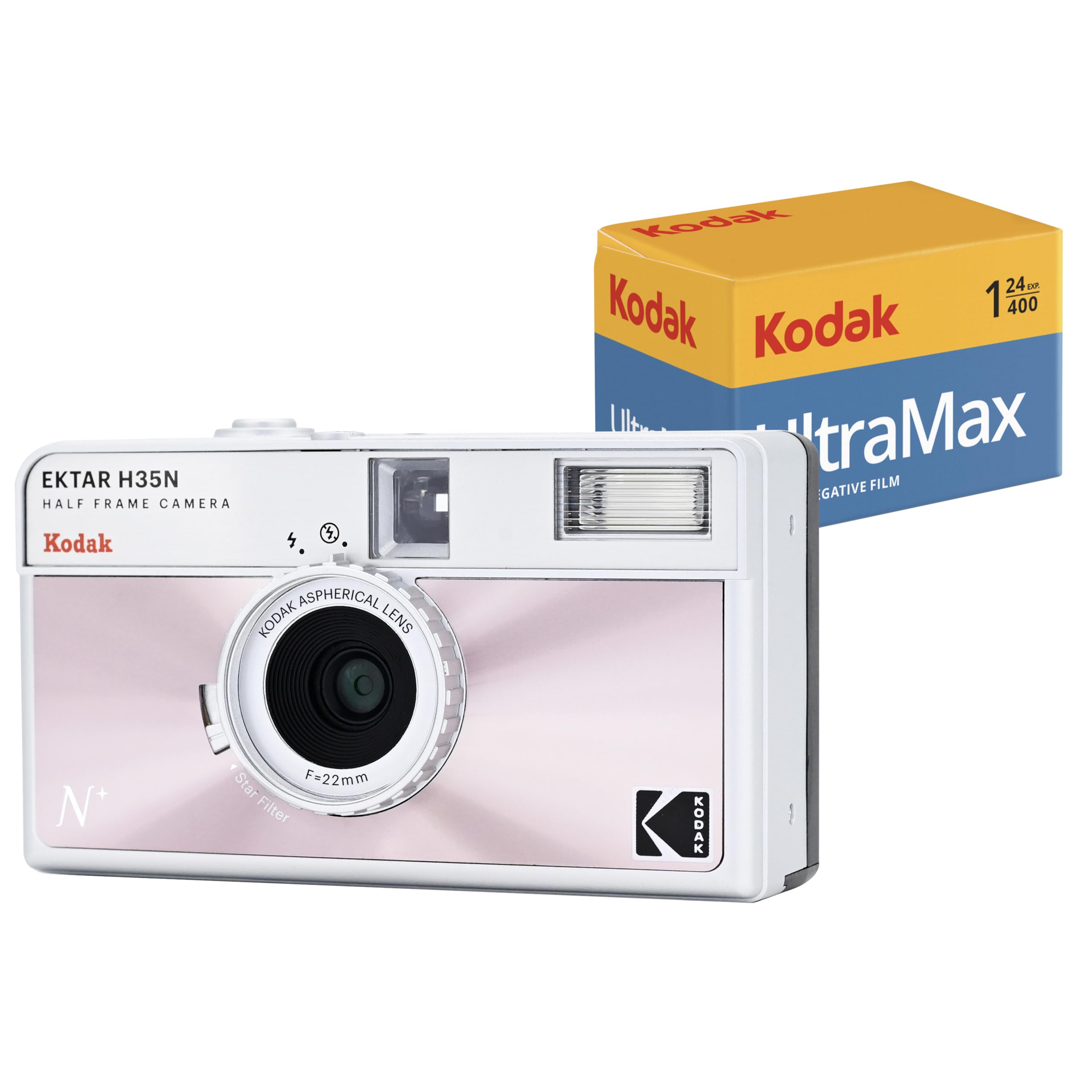 Cámara De Cine Kodak Ektar H35n De Medio Fotograma Con Kodak Ultramax 400 - Venta Internacional.