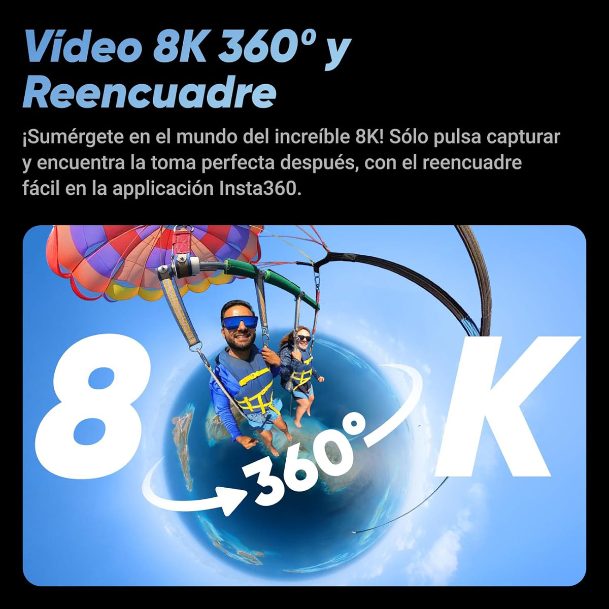 Foto 5 pulgar | Cámara De Acción Insta360 X4 Impermeable 8k Con Estabilización