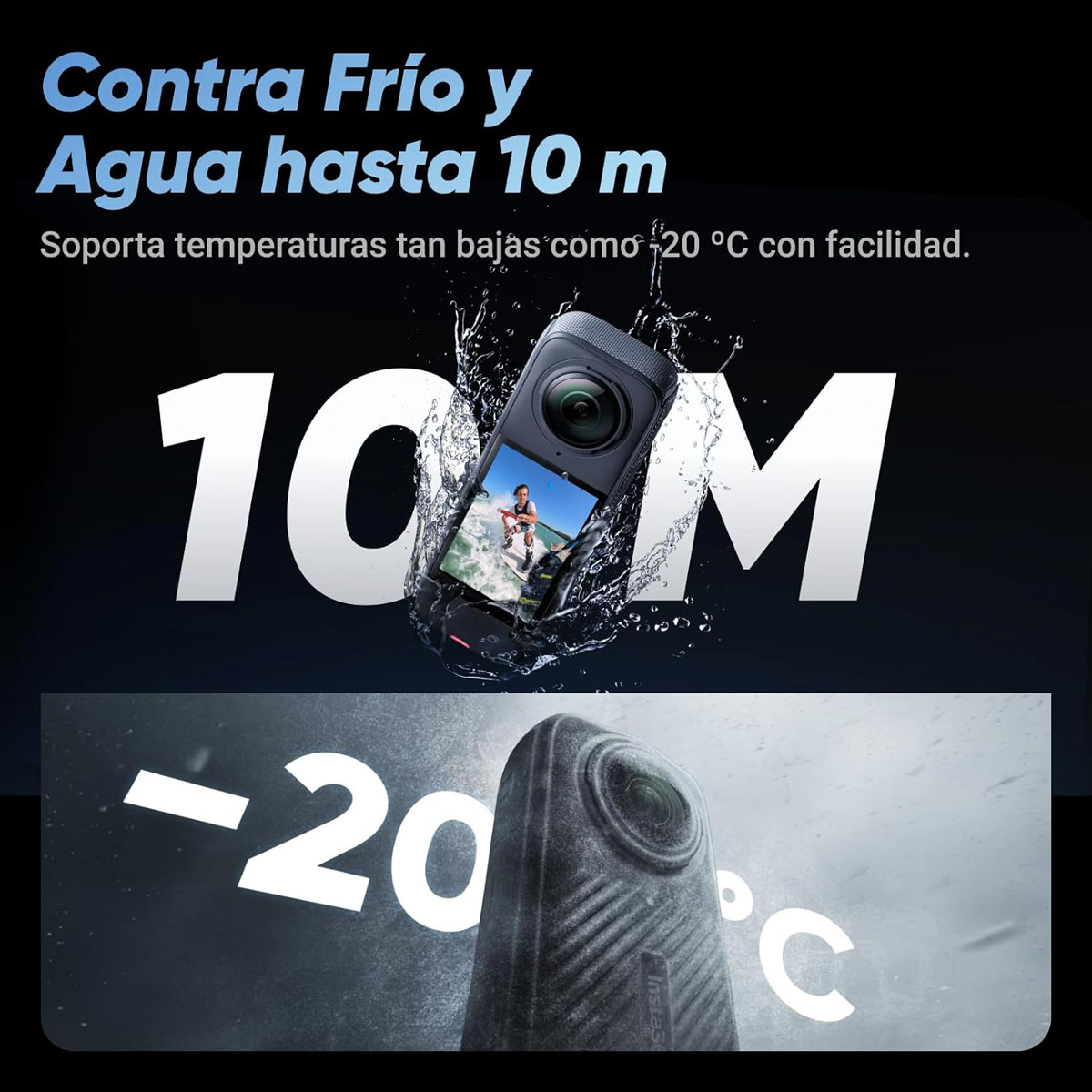 Foto 6 pulgar | Cámara De Acción Insta360 X4 Impermeable 8k Con Estabilización