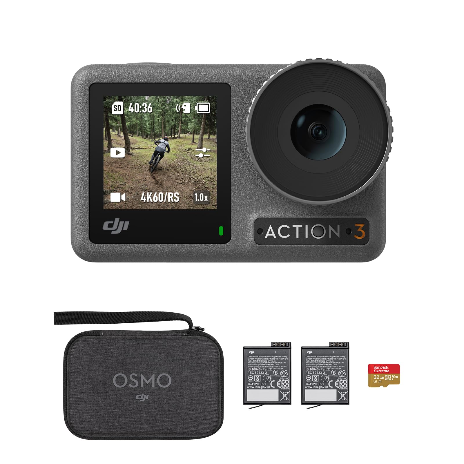 Foto 2 pulgar | Cámara De Acción Dji Osmo Action 3 Creator Combo 4k 155° Fov - Venta Internacional.
