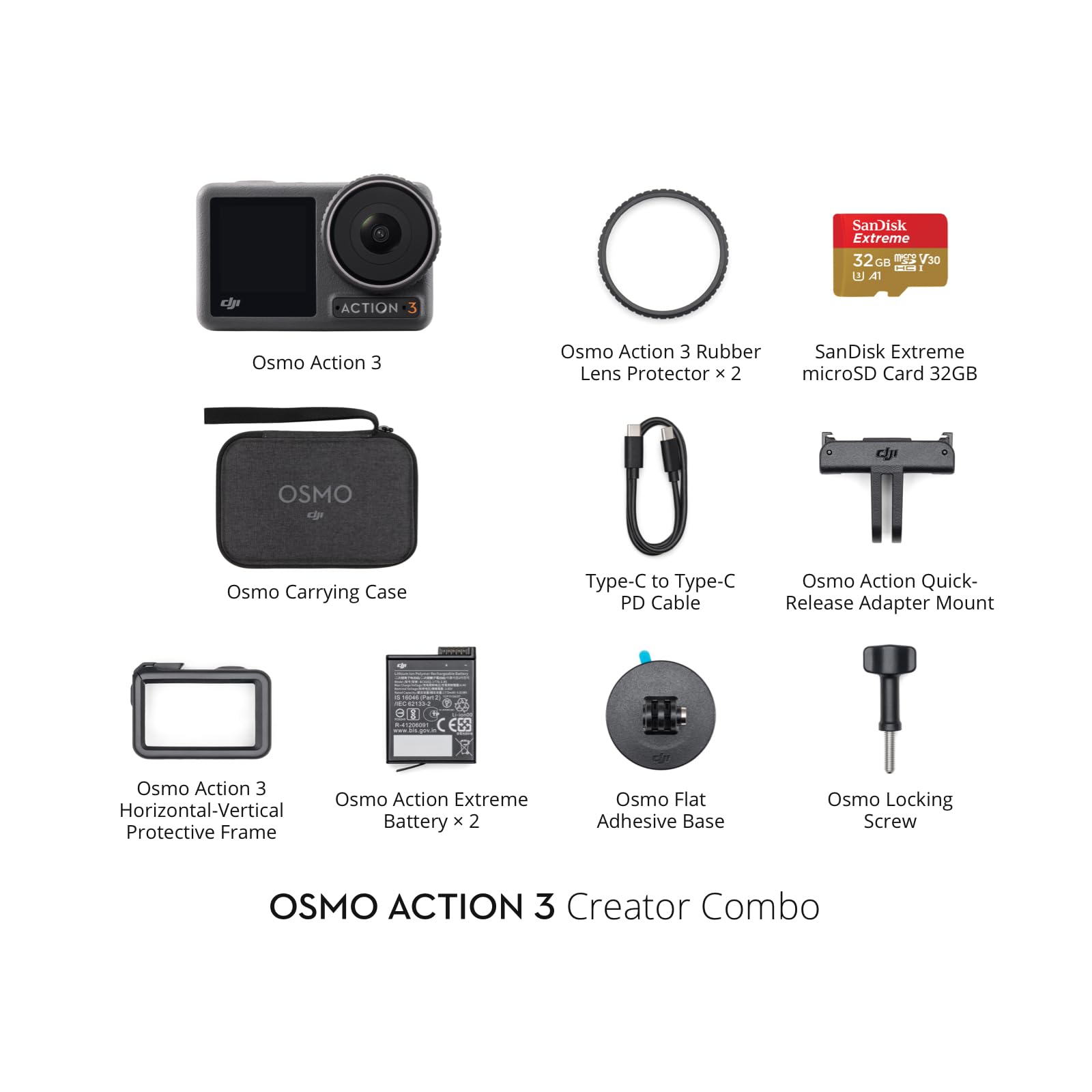 Foto 6 pulgar | Cámara De Acción Dji Osmo Action 3 Creator Combo 4k 155° Fov - Venta Internacional.