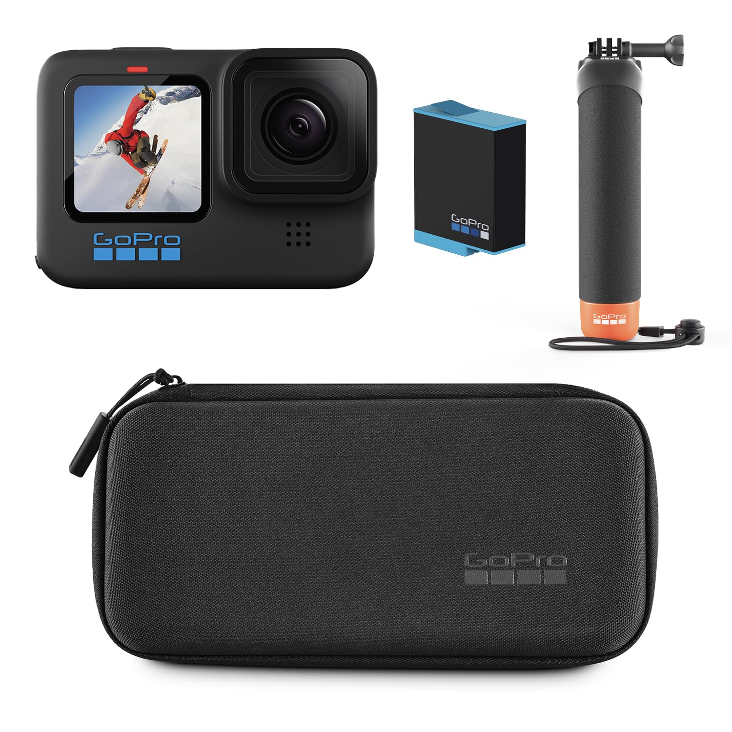 Foto 2 pulgar | Cámara Gopro Hero10 Negra Con Mango, Batería Y Funda - Venta Internacional.