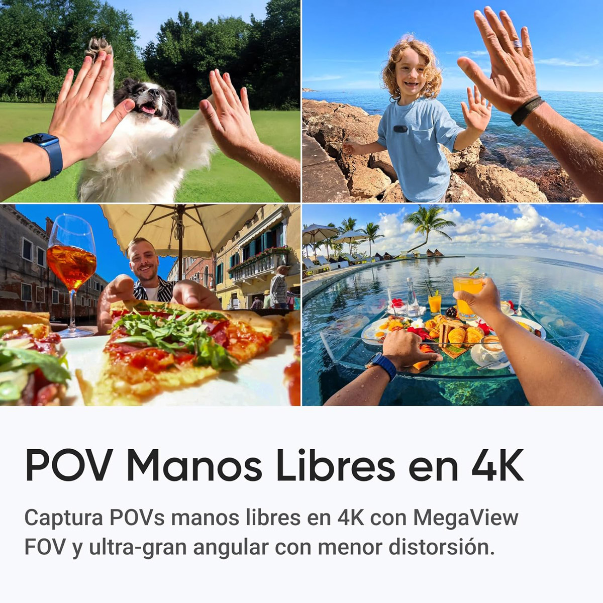 Foto 6 pulgar | Cámara 4k Insta360 Go 3s De 128 Gb Pov Con Manos Libres Y Estabilización Negro