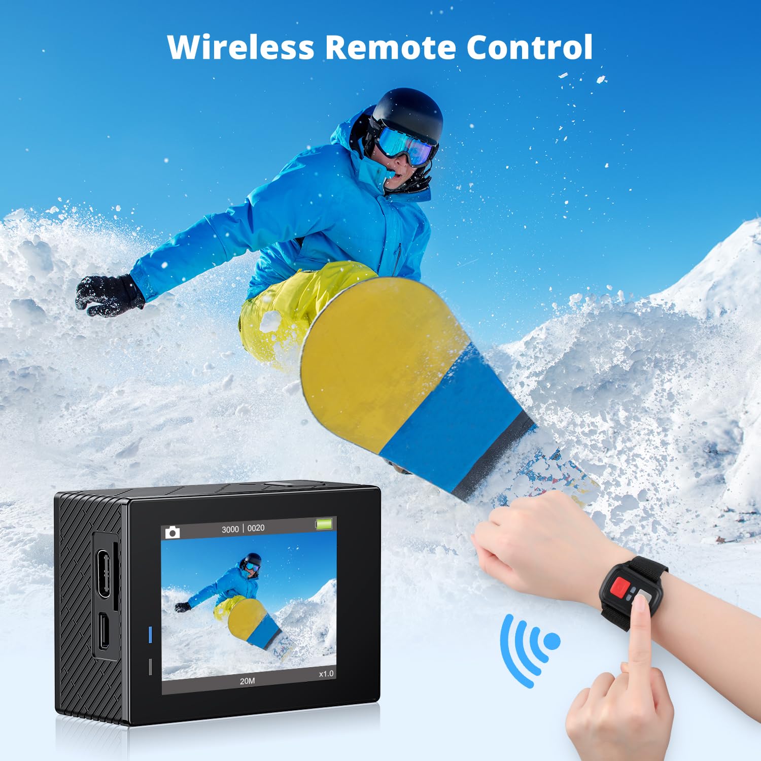 Foto 6 pulgar | Cámara De Acción Akaso Brave 4 4k, 30 Fps, 20 Mp, Wifi Con Eis, 40 M, Resistente Al Agua - Venta Internacional.