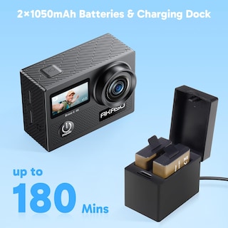 Foto 6 | Cámara De Acción Akaso Brave 4 4k, 30 Fps, 20 Mp, Wifi Con Eis, 40 M, Resistente Al Agua - Venta Internacional.
