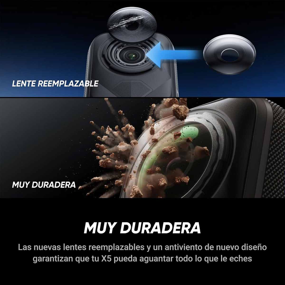 Foto 8 pulgar | Cámara De Acción Insta360 X5 Standard Bundle 8k 360° Impermeable