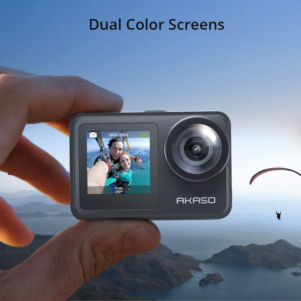 Foto 3 | Cámara De Acción Akaso Brave 7 Le 4k 30 Fps 20 Mp Resistente Al Agua 40 M - Venta Internacional.