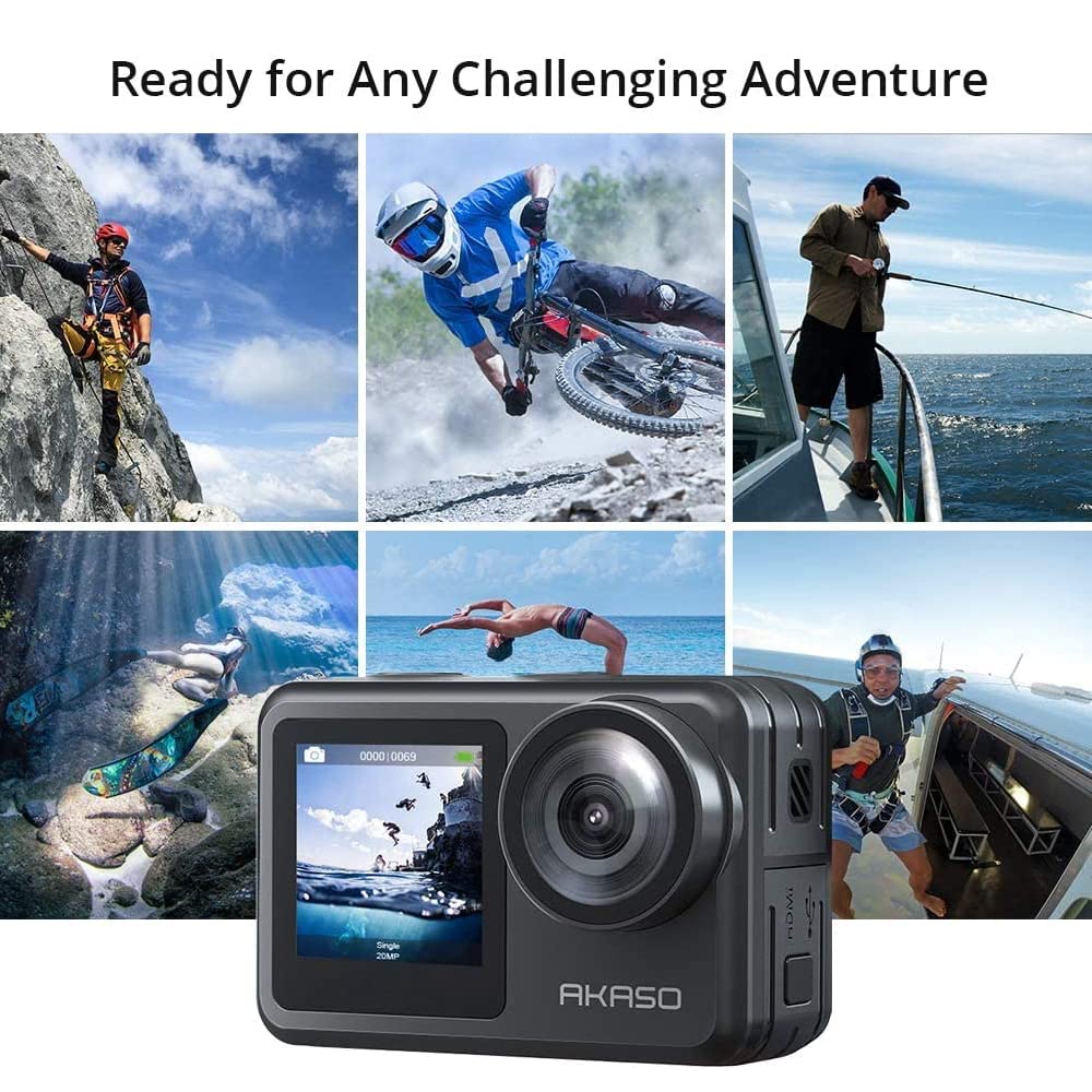 Foto 8 pulgar | Cámara De Acción Akaso Brave 7 Le 4k 30 Fps 20 Mp Resistente Al Agua 40 M - Venta Internacional.