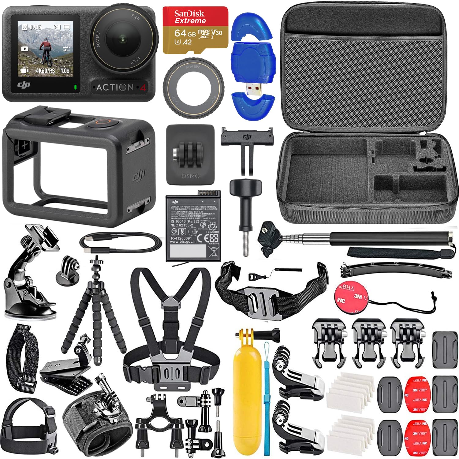 Foto 2 pulgar | Cámara De Acción Dji Osmo Action 4 Waterproof 4k Hdr 64gb Negra - Venta Internacional.