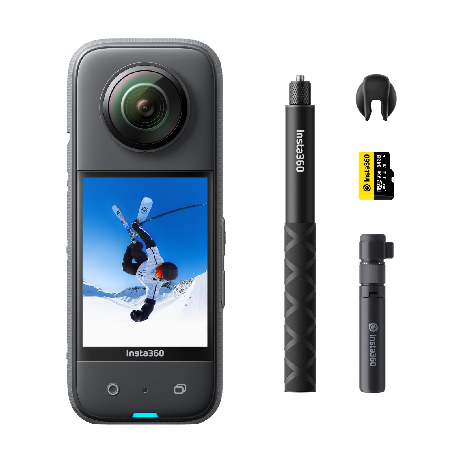 Cámara De Acción 360 Insta360 X3 Bullet Time Kit Impermeable - Venta Internacional.