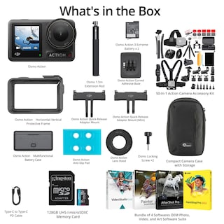 Foto 6 | Cámara Dji Osmo Action 4 Adventure Combo Con Kit De 50 Accesorios - Venta Internacional.