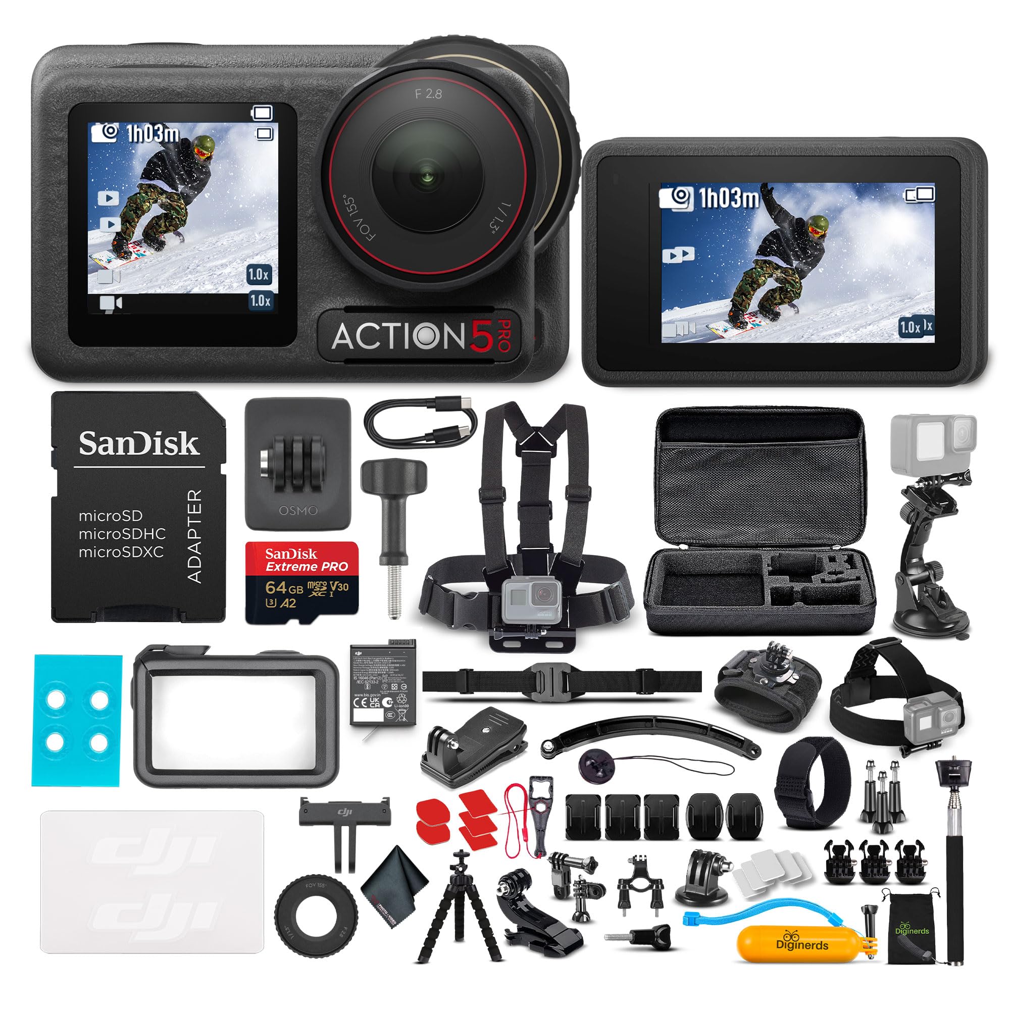 Foto 2 pulgar | Cámara De Acción Dji Osmo Action 4 4k Uhd Video A Prueba De Agua - Venta Internacional.