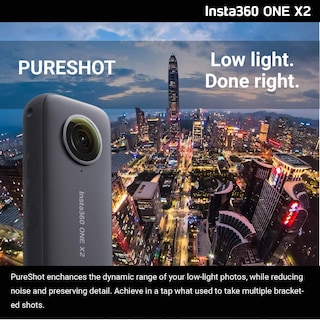 Foto 4 | Cámara 360 Insta360 One X2 Con Pantalla Táctil 5.7k30, Vídeo De 18 Mp - Venta Internacional.