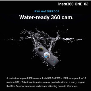 Foto 7 | Cámara 360 Insta360 One X2 Con Pantalla Táctil 5.7k30, Vídeo De 18 Mp - Venta Internacional.