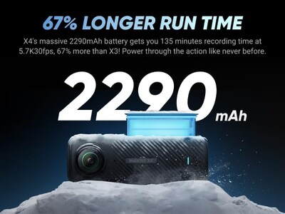 Foto 3 | Cámara De Acción Insta360 X4 8k 360 Con Pantalla Táctil Impermeable - Venta Internacional.