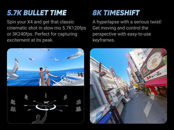 Foto 7 | Cámara De Acción Insta360 X4 8k 360 Con Pantalla Táctil Impermeable - Venta Internacional.