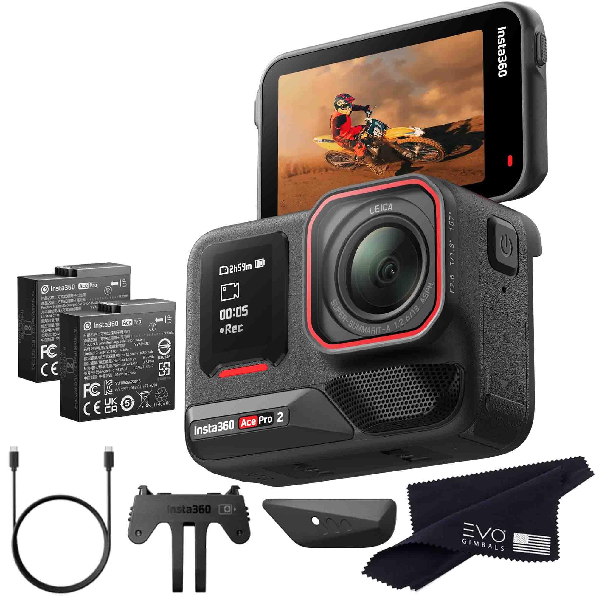 Foto 2 pulgar | Cámara De Acción Insta360 Ace Pro 2-8k Impermeable Con Lente Leica - Venta Internacional.