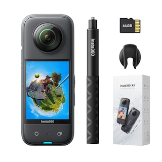 Foto 1 | Cámara De Acción Insta360 X3 Get-set Kit Waterproof 360 5.7k - Venta Internacional.