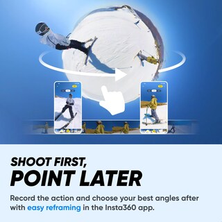Foto 4 | Kit De Cámara De Acción 360 Insta360 X3 Para Nieve Con Vídeo 360 De 5,7 K - Venta Internacional.