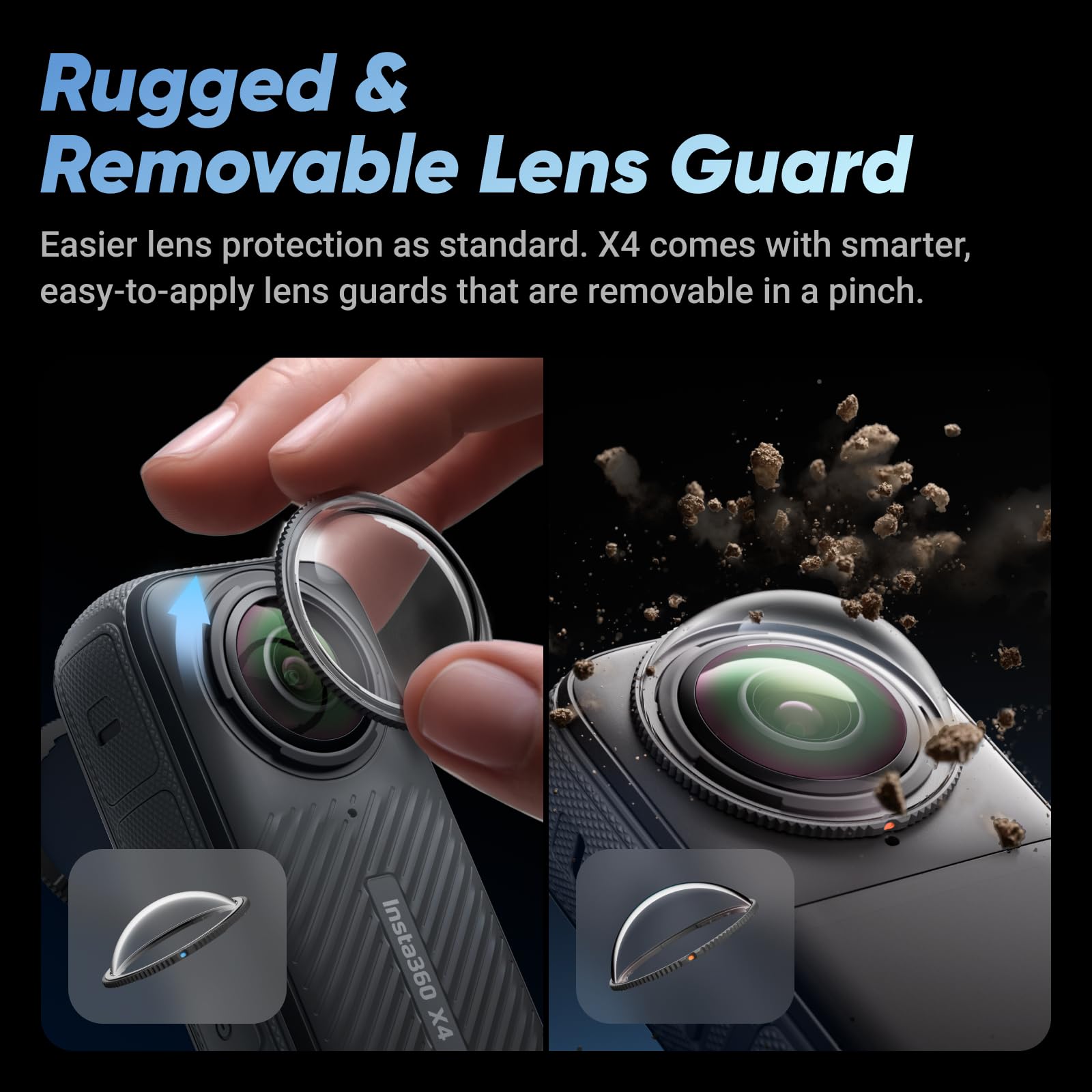 Foto 7 pulgar | Cámara De Acción 360 Insta360 X4 Get-set 8k, Resistente Al Agua, Vídeo 4k - Venta Internacional.