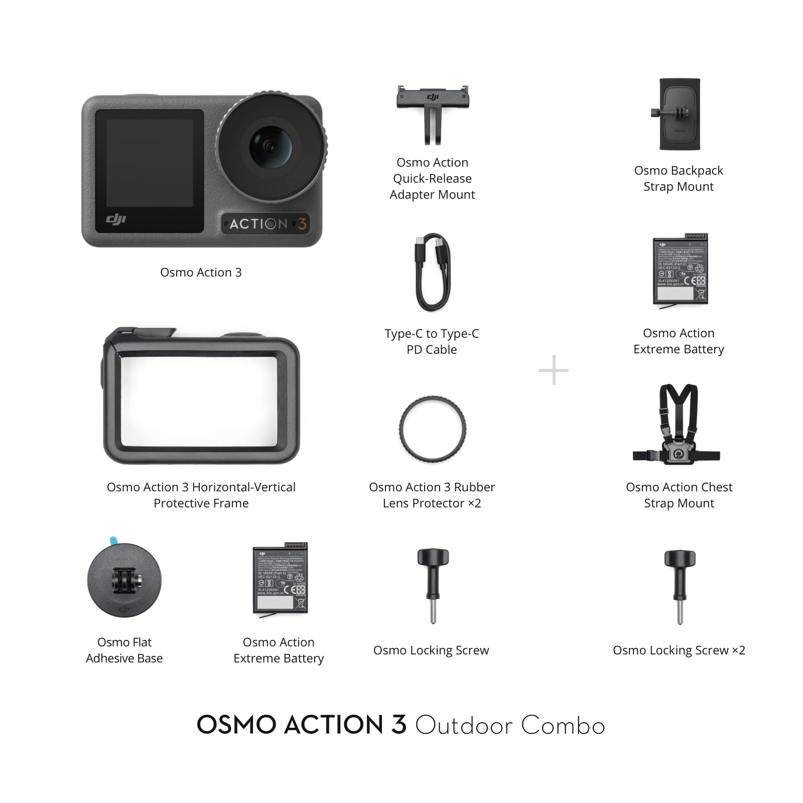 Foto 7 pulgar | Cámara De Acción Dji Osmo Action 3 Outdoor 4k Con Accesorios - Venta Internacional.