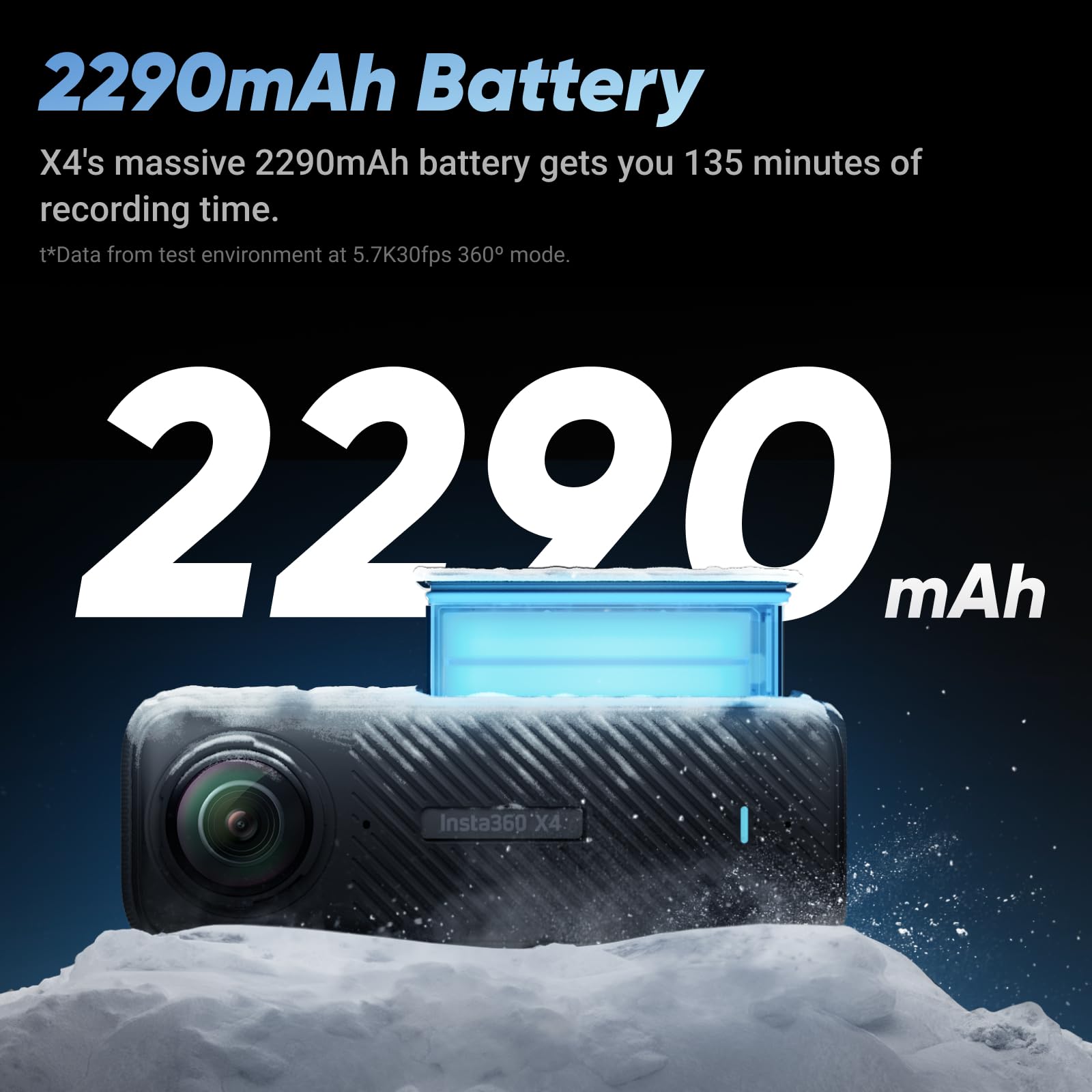 Foto 5 | Cámara De Acción 360 Insta360 X4-8k, Impermeable, Vídeo 4k - Venta Internacional.