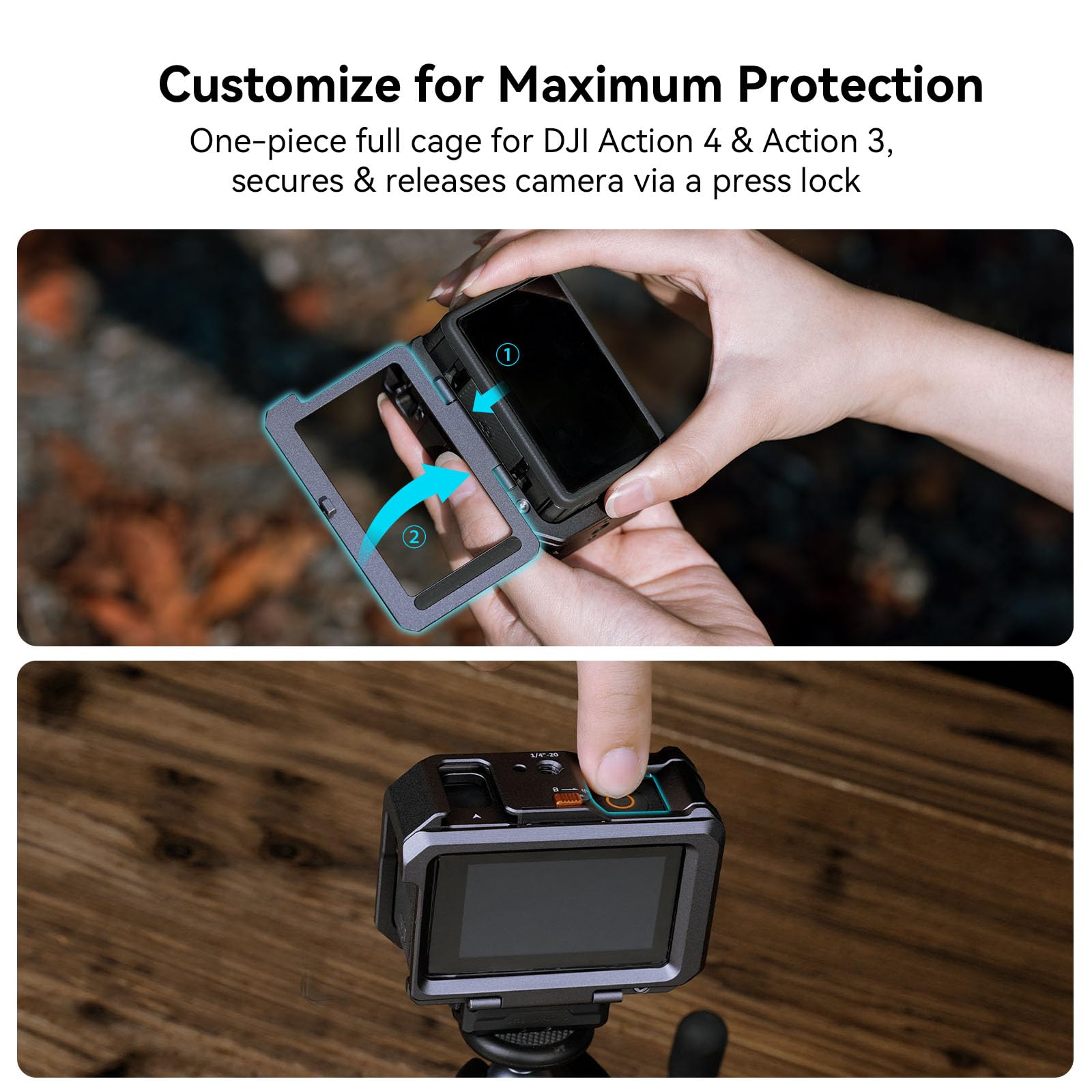 Foto 3 pulgar | Funda De Cámara Smallrig Action 3/4 Para Dji Osmo Action 3/4 - Venta Internacional.