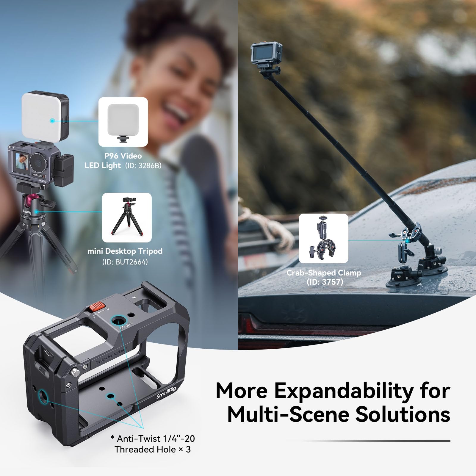 Foto 8 pulgar | Funda De Cámara Smallrig Action 3/4 Para Dji Osmo Action 3/4 - Venta Internacional.