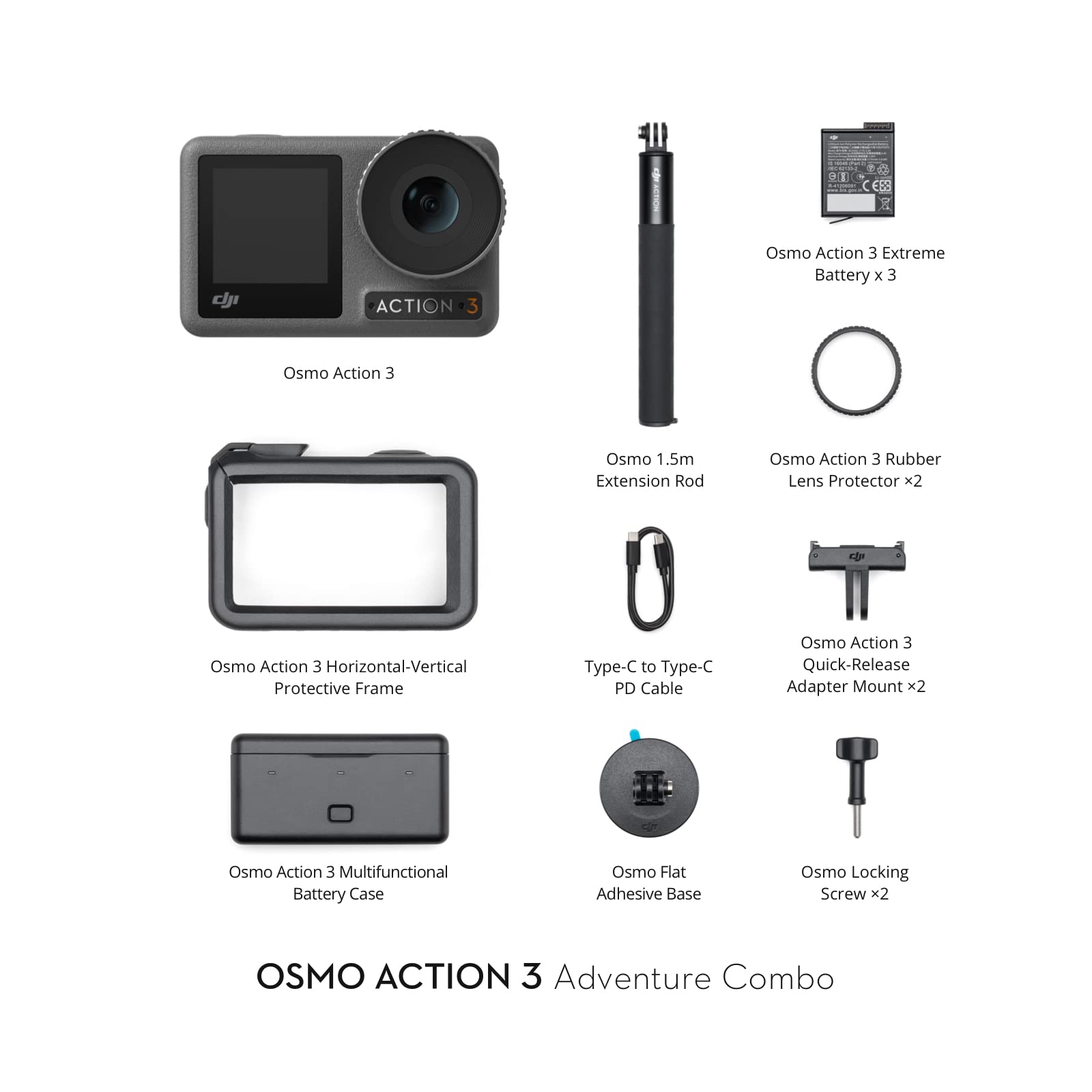 Foto 6 pulgar | Cámara De Acción Dji Osmo Action 3 Adventure 4k 120 Fps Resistente Al Agua - Venta Internacional.