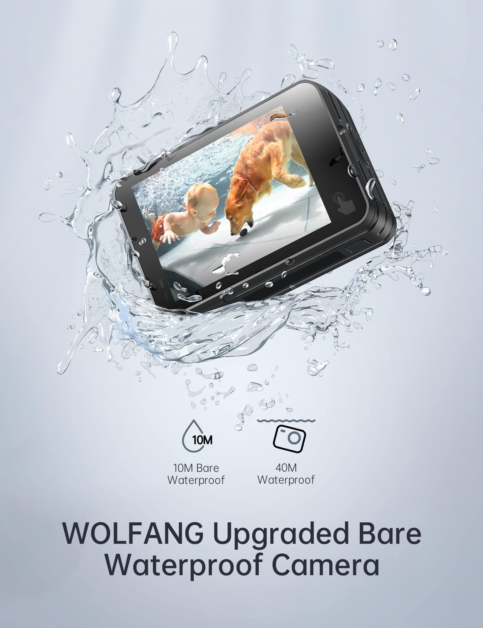 Foto 3 | Cámara De Acción Wolfang Ga420 4k 60fps 24mp Wifi Impermeable - Venta Internacional.