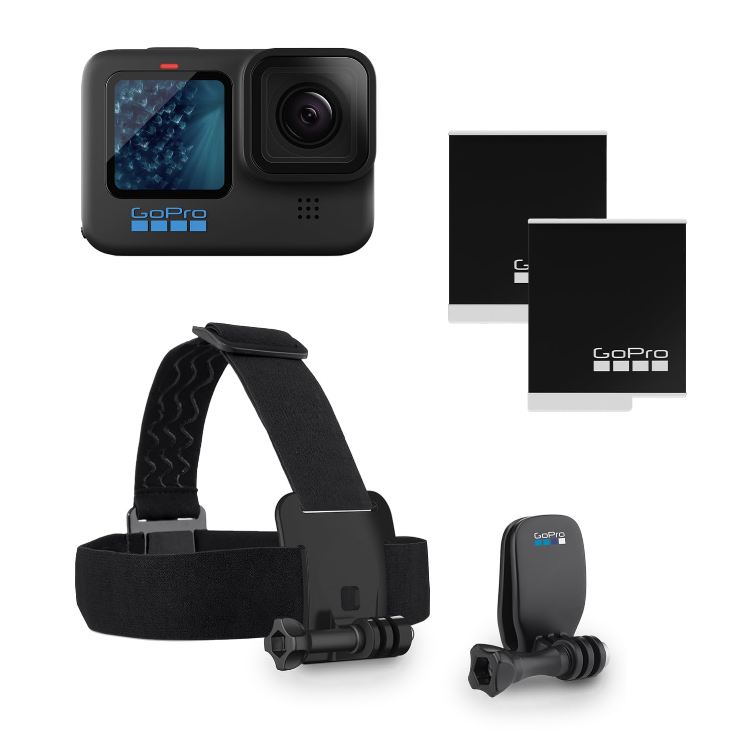Foto 2 pulgar | Cámara Gopro Hero11 Negra Con Correa Para La Cabeza, Quickclip Y Batería - Venta Internacional.