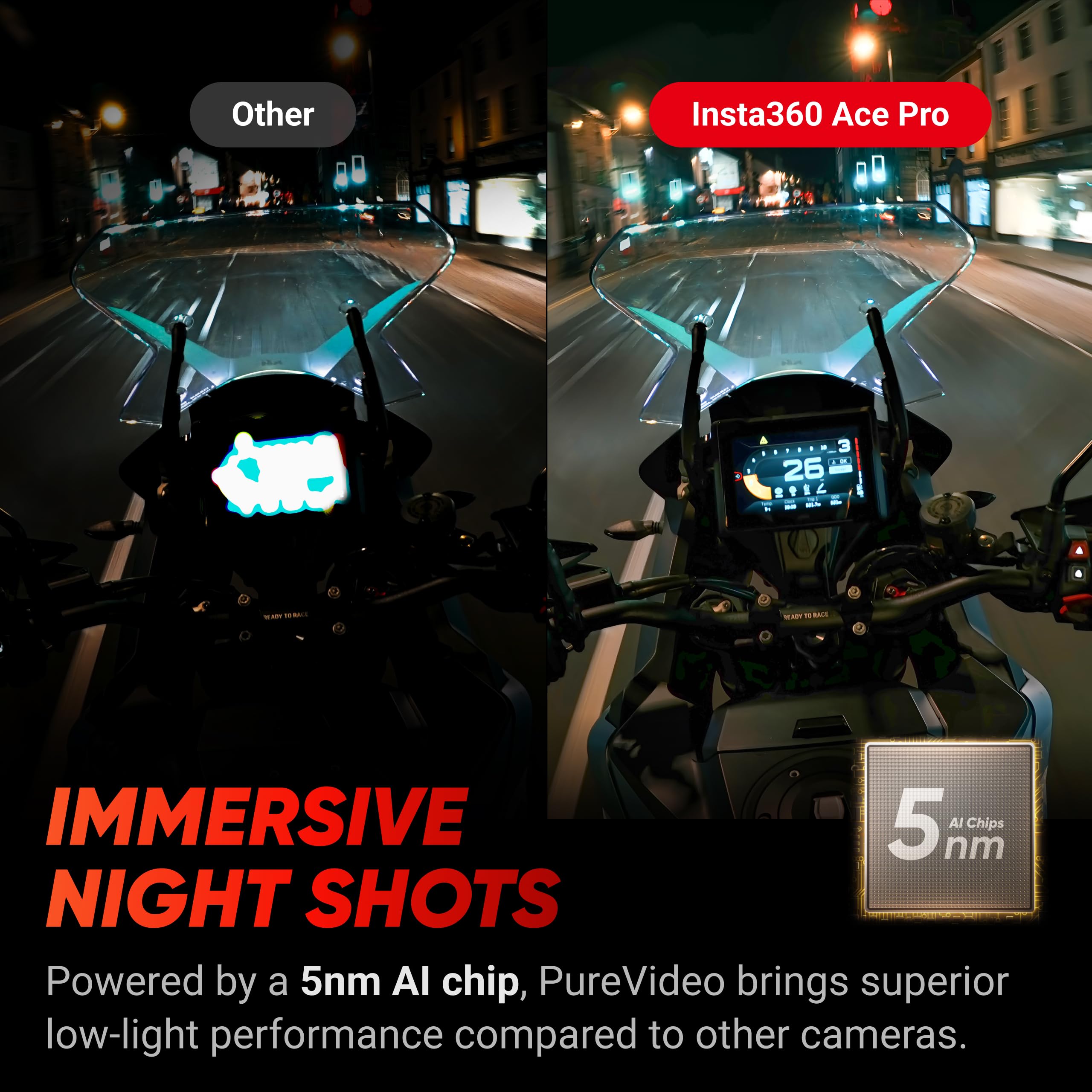 Foto 3 pulgar | Cámara De Acción Insta360 Ace Pro Impermeable 4k 120 Fps Con Leica - Venta Internacional.