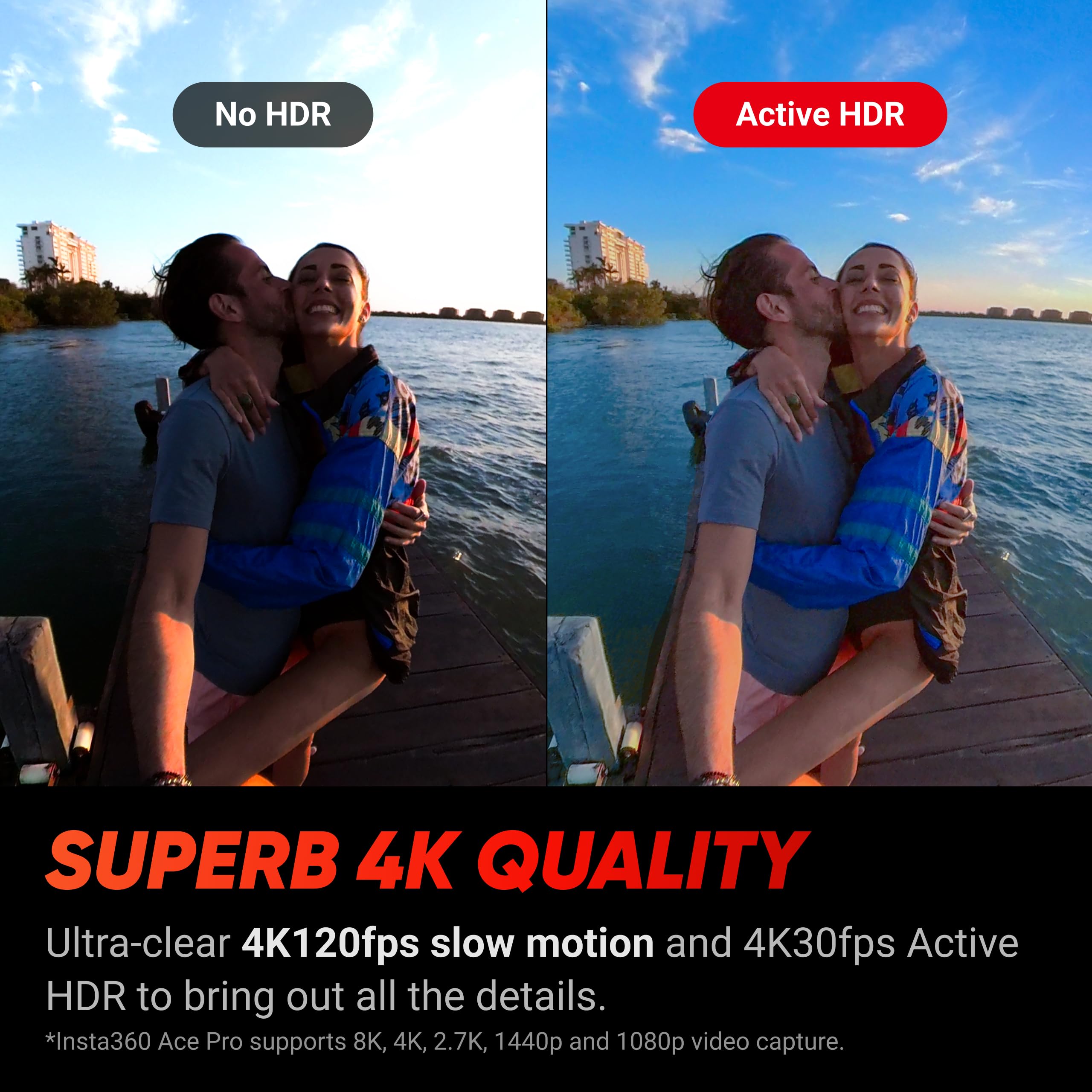 Foto 5 | Cámara De Acción Insta360 Ace Pro Impermeable 4k 120 Fps Con Leica - Venta Internacional.
