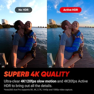 Foto 5 | Cámara De Acción Insta360 Ace Pro Impermeable 4k 120 Fps Con Leica - Venta Internacional.